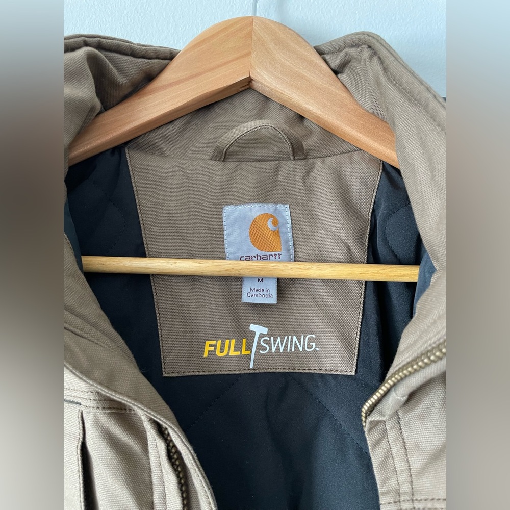 Carhartt full swing quick duck work jacket